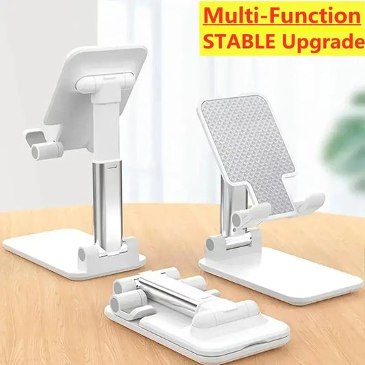 Multifunction Foldable Mobile Phone & Tablet Holder – Telescopic Desktop Stand, Lazy Bracket & Live Stream Mount