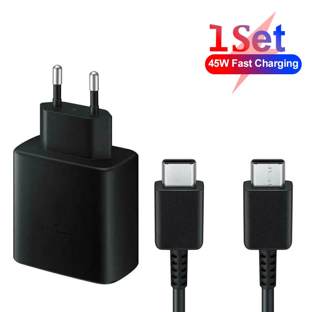 45W USB-C Fast Charger Adapter – High-Speed Mobile Phone & Tablet Charging Plug