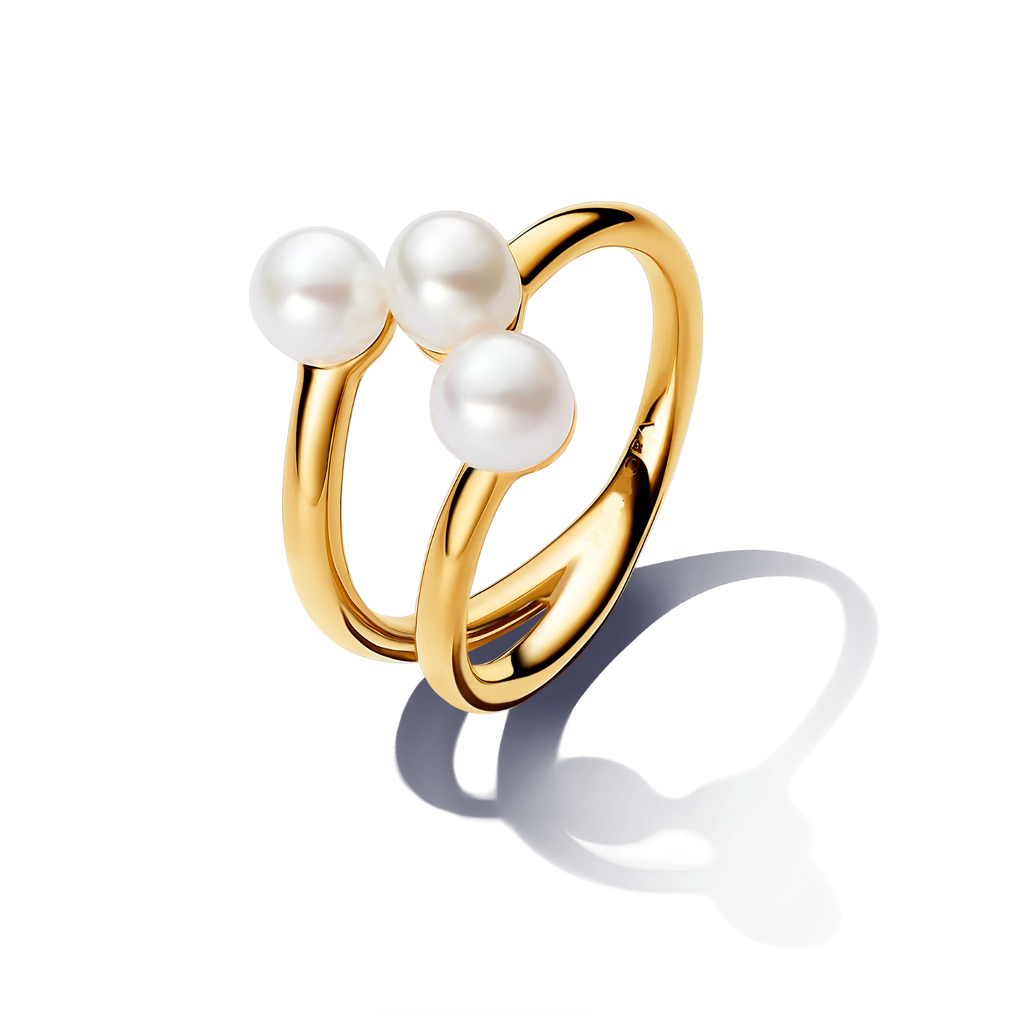 2025 New Release Women's 925 Silver Open Heart Ring with Pearl – Unique Irregular Wedding Fine Jewelry Gift