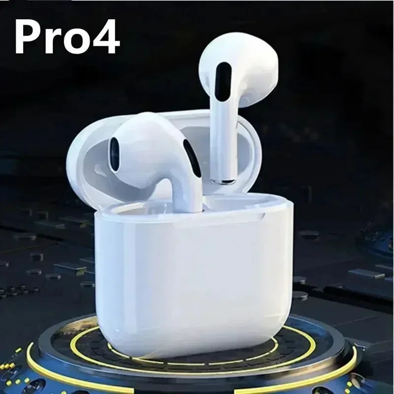 Pro 4 TWS Wireless Headphones – Waterproof Bluetooth 5.0 Earbuds with Mic, Compatible with Xiaomi & iPhone