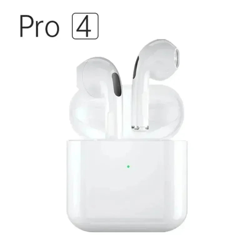 Pro 4 TWS Wireless Headphones – Waterproof Bluetooth 5.0 Earbuds with Mic, Compatible with Xiaomi & iPhone